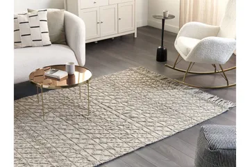 Alucra Ryeteppe 160x230 cm - Beige - Tekstiler & tepper - Teppe & matte - Moderne matte - Ullteppe