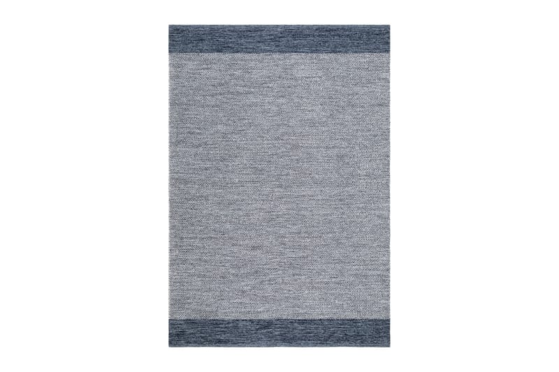 Alva Bomullsteppe 140x200 cm Rektangulær - Blå - Tekstiler & tepper - Teppe & matte - Moderne matte - Bomullsmatter