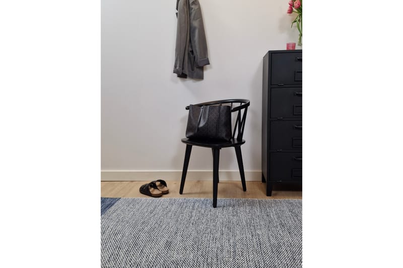 Alva Bomullsteppe 140x200 cm Rektangulær - Blå - Tekstiler & tepper - Teppe & matte - Moderne matte - Bomullsmatter