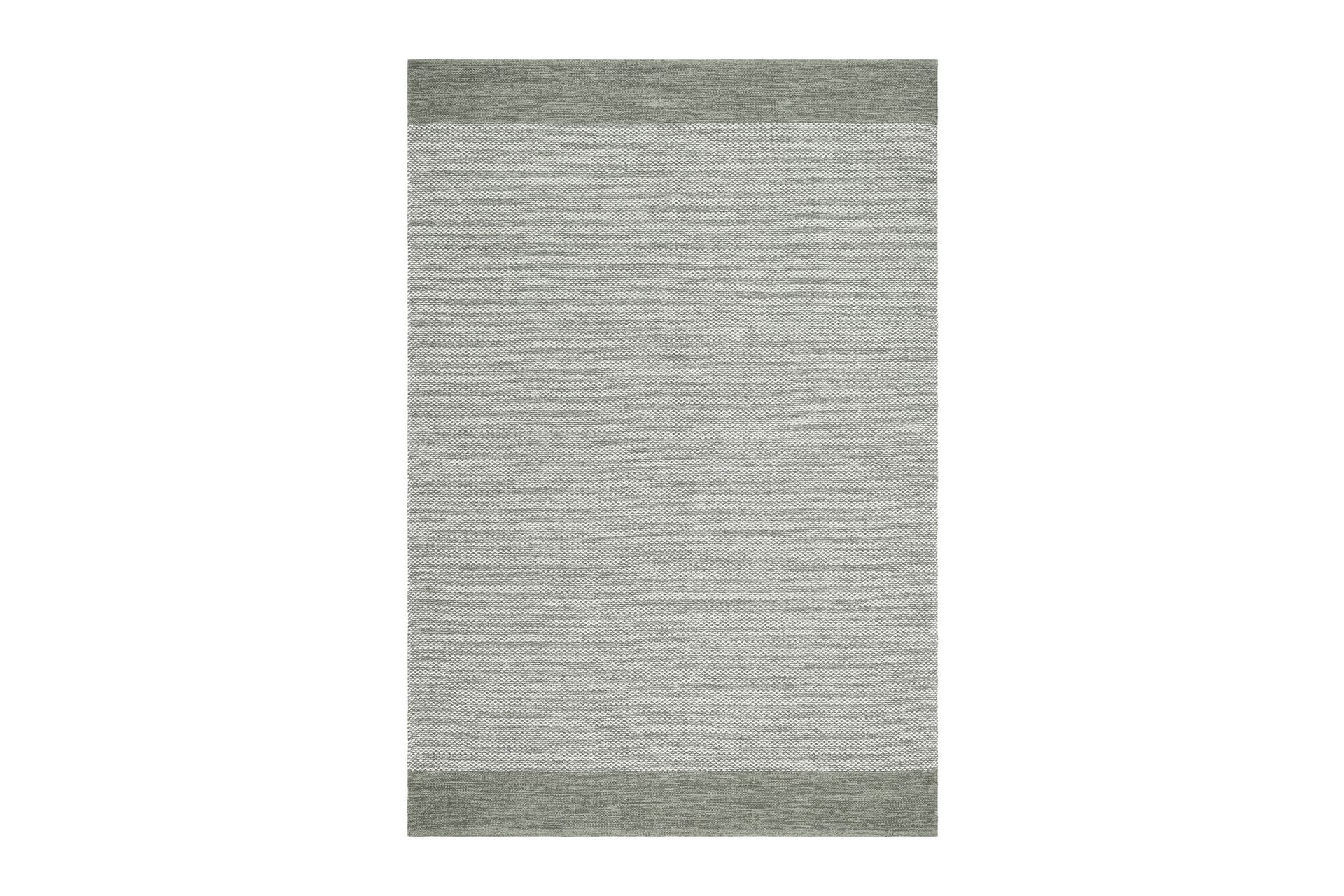 Alva Bomullsteppe 160x230 cm Rektangulær - Grønn - Tekstiler & tepper - Teppe & matte - Moderne matte - Bomullsmatter