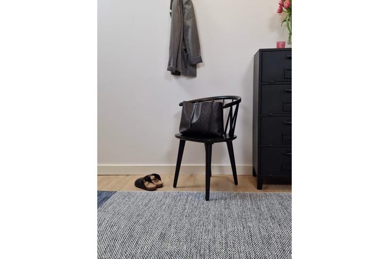 Alva Bomullsteppe 300x400 cm Rektangulær - Blå - Tekstiler & tepper - Teppe & matte - Moderne matte - Bomullsmatter