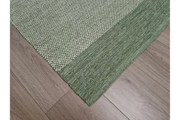Alva Bomullsteppe 300x400 cm Rektangulær - Grønn - Tekstiler & tepper - Teppe & matte - Moderne matte - Bomullsmatter