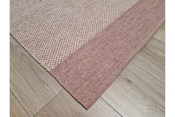Alva Bomullsteppe 300x400 cm Rektangulær - Rosa - Tekstiler & tepper - Teppe & matte - Moderne matte - Bomullsmatter