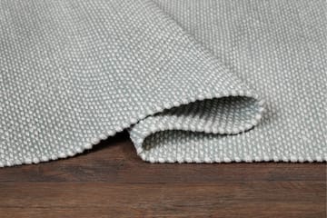 Alva Bomullsteppe 75x150 cm Oval - Lysegrønn - Tekstiler & tepper - Teppe & matte - Moderne matte - Bomullsmatter
