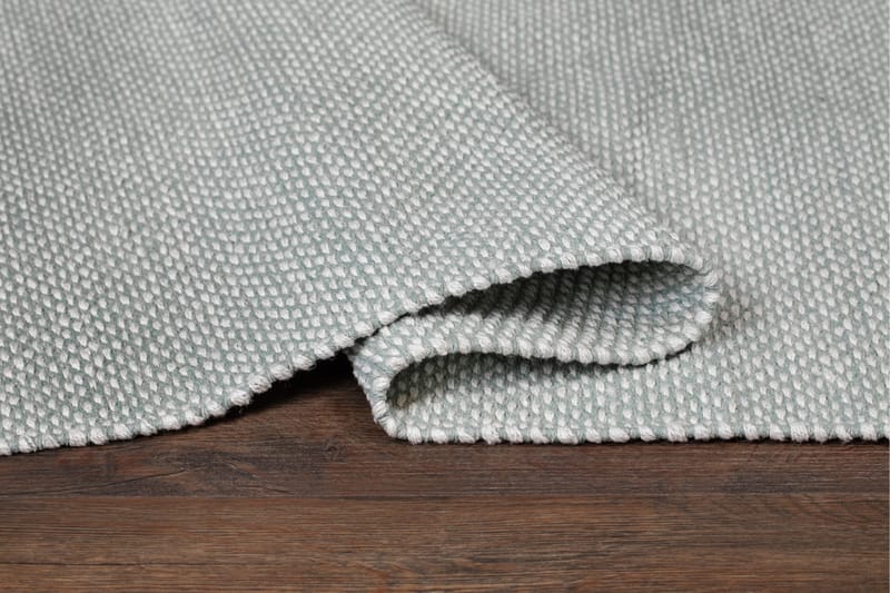 Alva Bomullsteppe 75x150 cm Oval - Lysegrønn - Tekstiler & tepper - Teppe & matte - Moderne matte - Bomullsmatter