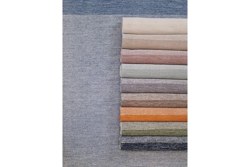 Alva Bomullsteppe 75x150 cm Oval - Oransje - Tekstiler & tepper - Teppe & matte - Moderne matte - Bomullsmatter