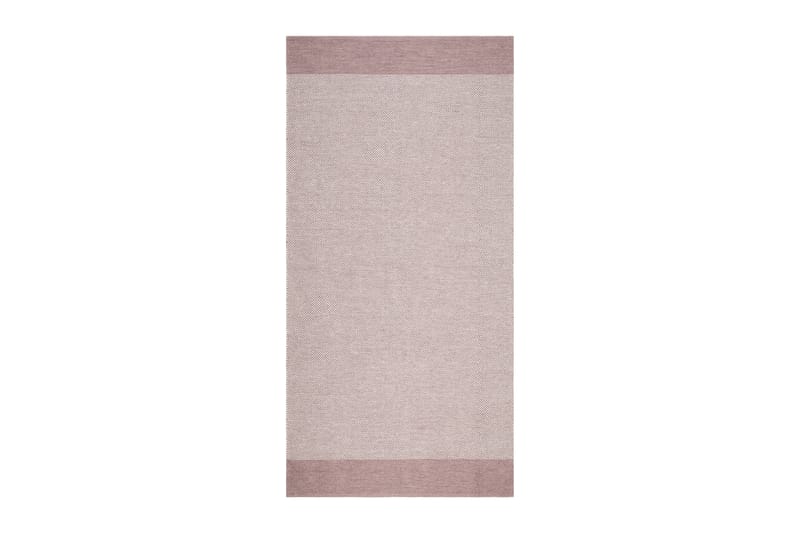 Alva Bomullsteppe 75x150 cm Oval - Rosa - Tekstiler & tepper - Teppe & matte - Moderne matte - Bomullsmatter