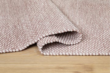 Alva Bomullsteppe 75x150 cm Oval - Rosa - Tekstiler & tepper - Teppe & matte - Moderne matte - Bomullsmatter