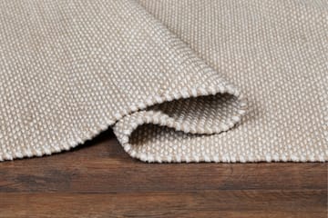 Alva Bomullsteppe 75x150 cm Oval - Sand - Tekstiler & tepper - Teppe & matte - Moderne matte - Bomullsmatter