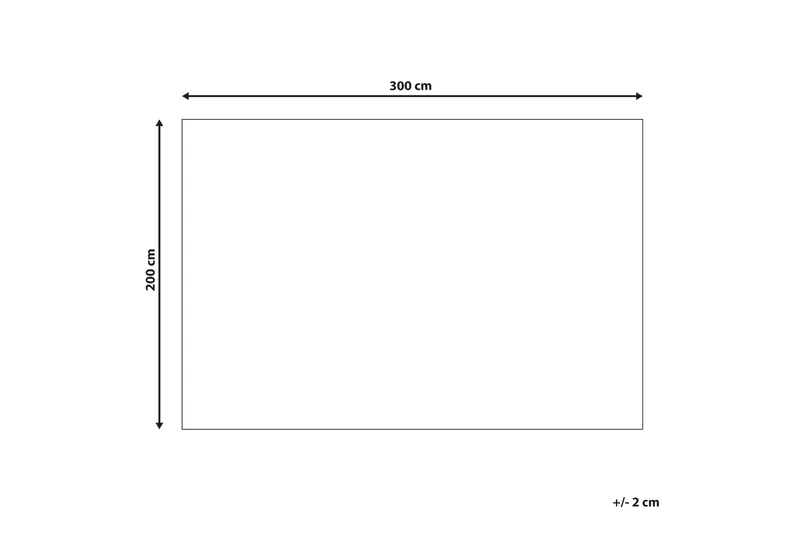 Anadag Ryeteppe 200x300 cm - Beige - Tekstiler & tepper - Teppe & matte - Moderne matte - Bomullsmatter