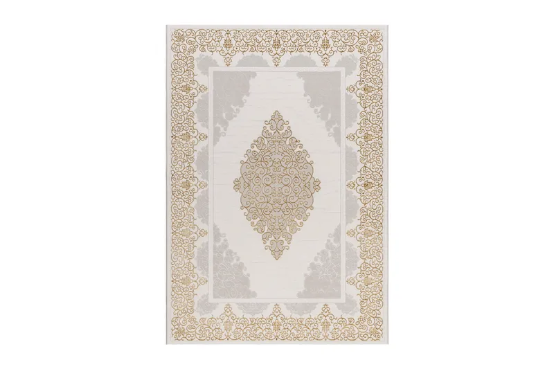 Ankara Wiltonteppe 240x340 cm, Beige/Gull