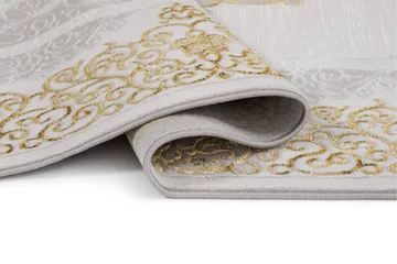 Ankara Wiltonteppe 80x150 cm - Beige/Gull - Tekstiler & tepper - Teppe & matte - Moderne matte - Wiltontepper