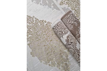 Ankara Wiltonteppe 80x150 cm - Beige/Gull - Tekstiler & tepper - Teppe & matte - Moderne matte - Wiltontepper