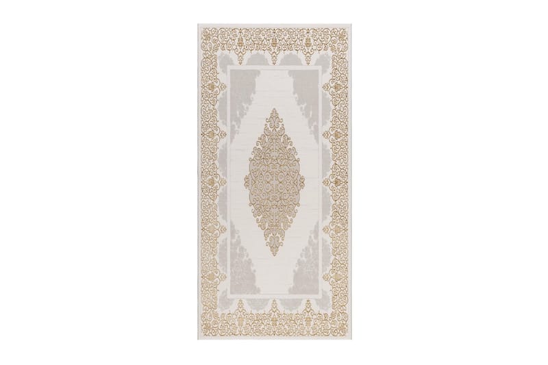Ankara Wiltonteppe 80x300 cm, Beige/Gull