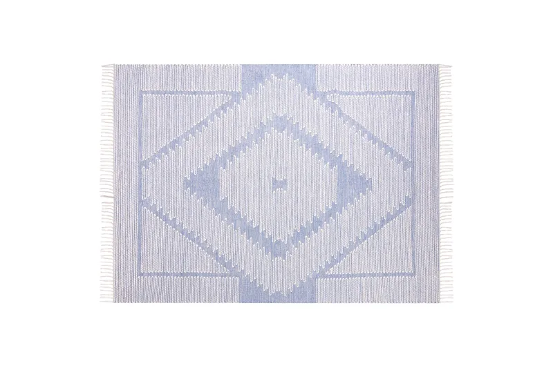 Ansar Bomullsteppe 140x200 cm, Blå