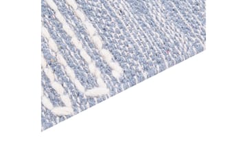 Ansar Bomullsteppe 160x230 cm - Blå - Tekstiler & tepper - Teppe & matte - Moderne matte - Bomullsmatter