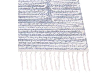 Ansar Bomullsteppe 160x230 cm - Blå - Tekstiler & tepper - Teppe & matte - Moderne matte - Bomullsmatter