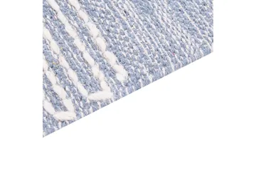 Ansar Bomullsteppe 80x150 cm - Blå - Tekstiler & tepper - Teppe & matte - Moderne matte - Bomullsmatter