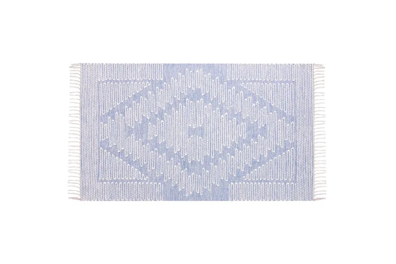 Ansar Bomullsteppe 80x150 cm, Blå