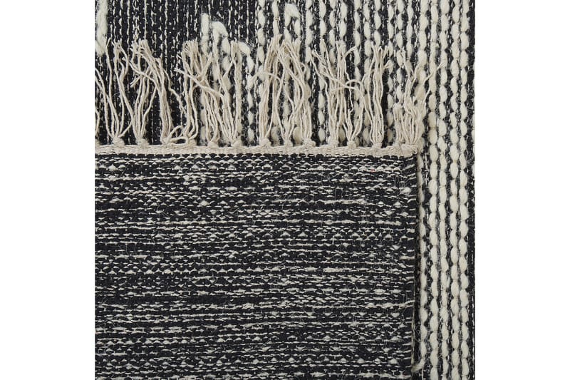 Arbaa Bomullsteppe 140x200 cm - Svart/hvit - Tekstiler & tepper - Teppe & matte - Moderne matte - Bomullsmatter