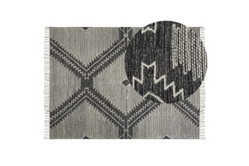 Arbaa Bomullsteppe 160x230 cm - Svart/hvit - Tekstiler & tepper - Teppe & matte - Moderne matte - Bomullsmatter