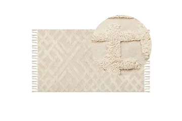 Ardahan Bomullsteppe 80x150 cm - Beige - Tekstiler & tepper - Teppe & matte - Moderne matte - Bomullsmatter