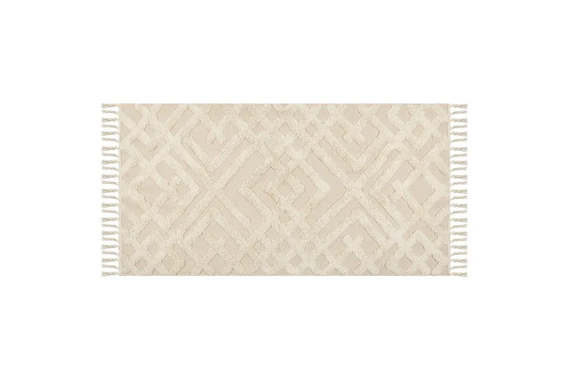 Ardahan Bomullsteppe 80x150 cm, Beige