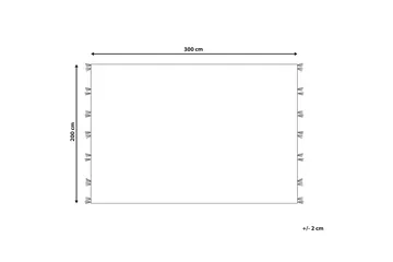 Argavand Ullteppe 200x300 cm - Beige - Tekstiler & tepper - Teppe & matte - Moderne matte - Ullteppe