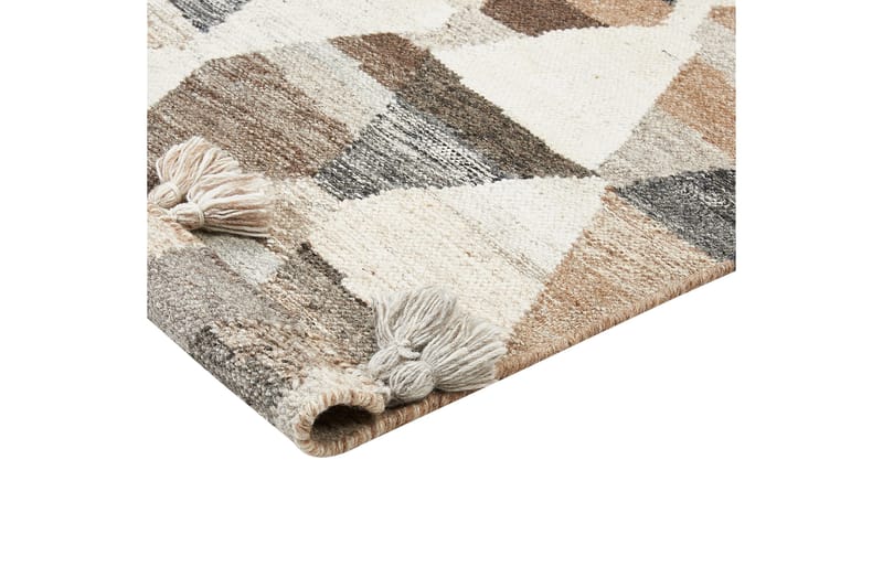 Argavand Ullteppe 200x300 cm - Beige - Tekstiler & tepper - Teppe & matte - Moderne matte - Ullteppe