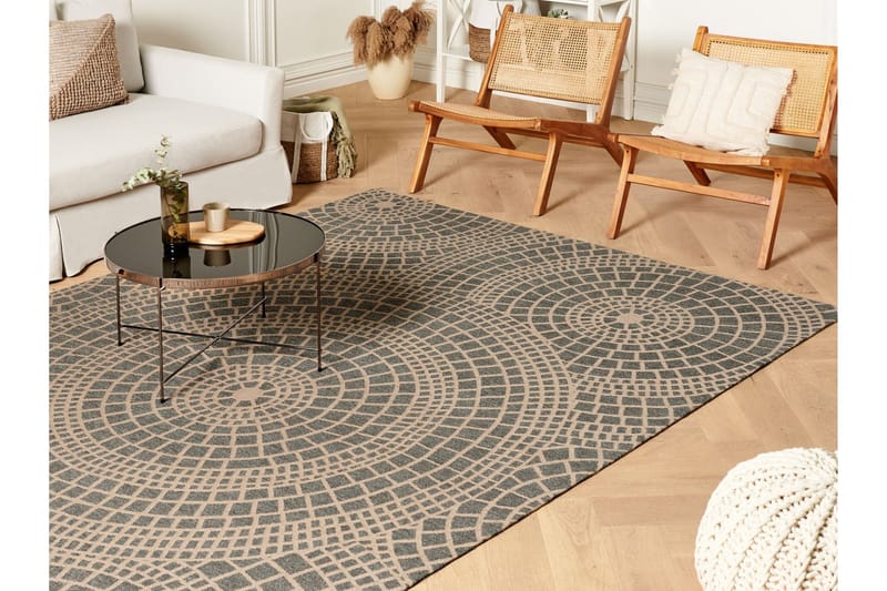 Ariba Juteteppe 200x300 cm, Grå