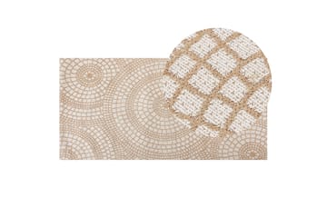 Ariba Juteteppe 80x150 cm - Beige - Tekstiler & tepper - Teppe & matte - Moderne matte - Jutematter & hampematter