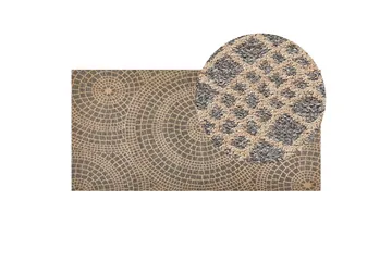 Ariba Juteteppe 80x150 cm - Grå - Tekstiler & tepper - Teppe & matte - Moderne matte - Jutematter & hampematter