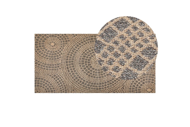 Ariba Juteteppe 80x150 cm - Grå - Tekstiler & tepper - Teppe & matte - Moderne matte - Jutematter & hampematter