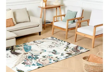 Ariha Ryeteppe 140x200 cm - Blå - Tekstiler & tepper - Teppe & matte - Moderne matte - Bomullsmatter