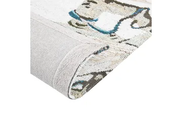 Ariha Ryeteppe 140x200 cm - Blå - Tekstiler & tepper - Teppe & matte - Moderne matte - Bomullsmatter