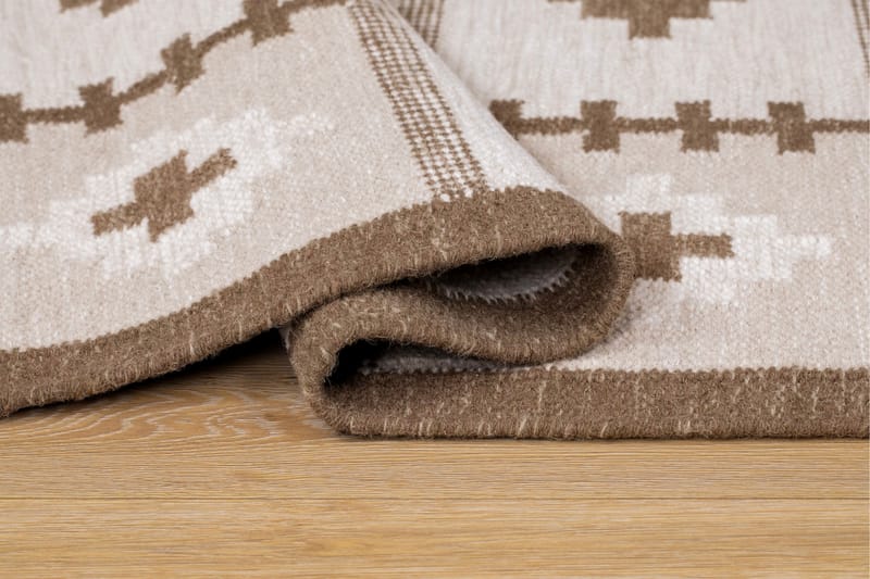 Arvika Ullteppe 140x200 cm Rektangulær - Beige - Tekstiler & tepper - Teppe & matte - Moderne matte - Ullteppe