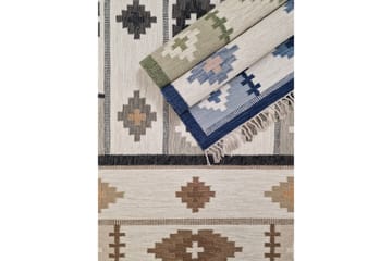 Arvika Ullteppe 140x200 cm Rektangulær - Grønn - Tekstiler & tepper - Teppe & matte - Moderne matte - Ullteppe