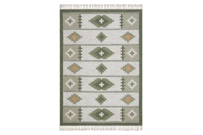 Arvika Ullteppe 160x230 cm Rektangulær, Grønn