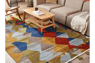 Arzakan Ullteppe 200x300 cm - Rød - Tekstiler & tepper - Teppe & matte - Moderne matte - Ullteppe