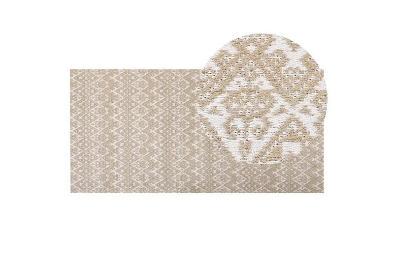 Atima Juteteppe 80x150 cm - Beige - Tekstiler & tepper - Teppe & matte - Moderne matte - Jutematter & hampematter