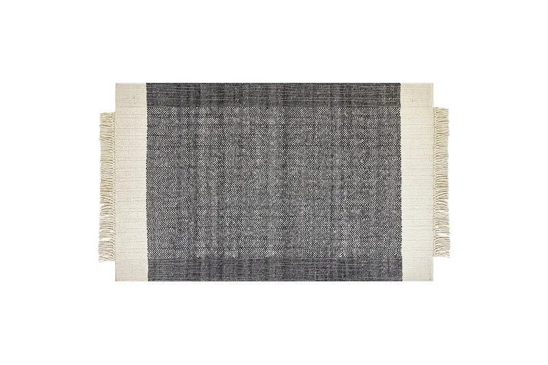 Atlanti Ullteppe 140x200 cm, Svart/hvit