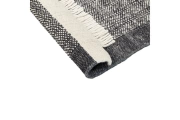 Atlanti Ullteppe 160x230 cm - Svart/hvit - Tekstiler & tepper - Teppe & matte - Moderne matte - Ullteppe