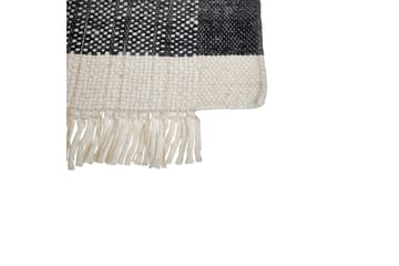 Atlanti Ullteppe 160x230 cm - Svart/hvit - Tekstiler & tepper - Teppe & matte - Moderne matte - Ullteppe