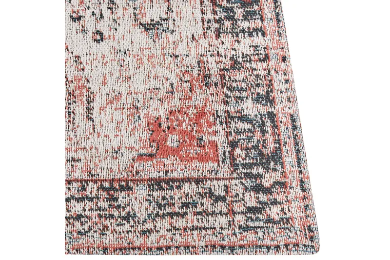 Attera Bomullsteppe 80x150 cm - Rød - Tekstiler & tepper - Teppe & matte - Moderne matte - Bomullsmatter