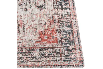 Attera Bomullsteppe 80x150 cm - Rød - Tekstiler & tepper - Teppe & matte - Moderne matte - Bomullsmatter