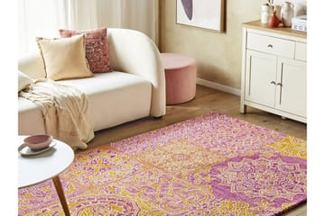 Avanos Ullteppe 140x200 cm - Rosa - Tekstiler & tepper - Teppe & matte - Moderne matte - Ullteppe