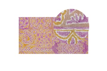 Avanos Ullteppe 80x150 cm - Rosa - Tekstiler & tepper - Teppe & matte - Moderne matte - Ullteppe