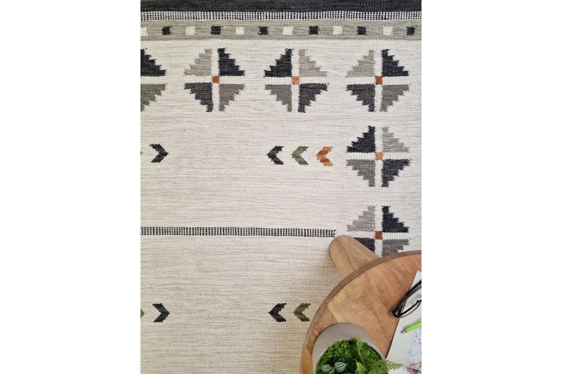 Avesta Ullteppe 240x340 cm Rektangulær - Grå - Tekstiler & tepper - Teppe & matte - Moderne matte - Ullteppe