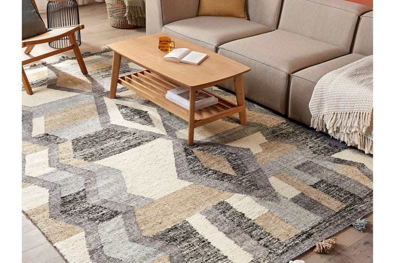 Aygezard Ullteppe 200x300 cm - Grå - Tekstiler & tepper - Teppe & matte - Moderne matte - Ullteppe