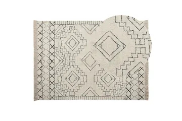 Bacarella Ryeteppe 140x200 cm - Beige - Tekstiler & tepper - Teppe & matte - Moderne matte - Ryetepper